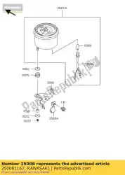 Aquí puede pedir medidor de soporte klf300-b4 de Kawasaki , con el número de pieza 250081167: