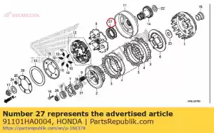 honda 91101HA0004 koppeling, een manier - Onderkant