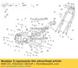 Here you can order the dowel from Piaggio Group, with part number 858729: