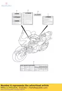 suzuki 9901117H5101K nessuna descrizione disponibile al momento - Il fondo