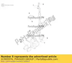 Tutaj możesz zamówić tubazione idraulica freno anteriore od Piaggio Group , z numerem części 1C005576: