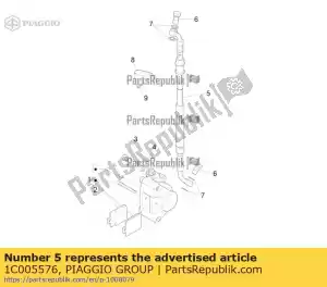 Piaggio Group 1C005576 tubazione idraulica freno anteriore - Dół