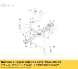 Aprilia 975031, Tank, OEM: Aprilia 975031