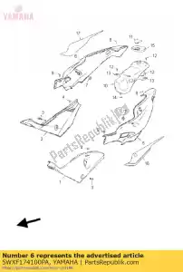 yamaha 5WXF174100PA pokrywa boczna 4 dpbm12 - Dół