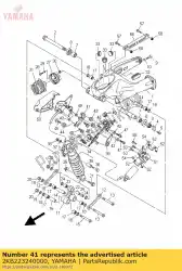 Here you can order the stay, dust cover from Yamaha, with part number 2KB223240000: