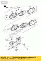 921710875, Kawasaki, clamp kle650a7f kawasaki kle 650 2007, New