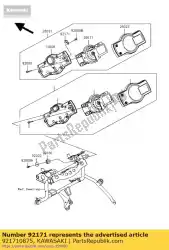 Aquí puede pedir abrazadera kle650a7f de Kawasaki , con el número de pieza 921710875: