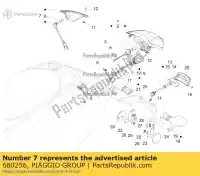 680256, Piaggio Group, zijlicht rechts vespa primavera sprint vespa primavera vespa sprint zapc536b zapc536b,  zapca06b zapca06b,  zapcav6b zapcb0eb zapm818g zapm818g,  zapma9eb 0 50 70 150 2014 2016 2017 2018 2019 2020 2021 2022, Nieuw