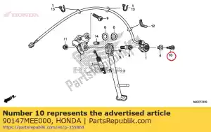 honda 90147MEE000 perno, especial, 6x21 - Lado inferior