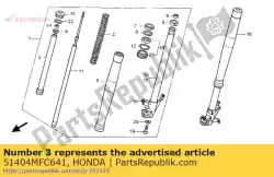 kraag comp., veer van Honda, met onderdeel nummer 51404MFC641, bestel je hier online: