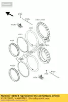 410021801, Kawasaki, pneu, fr, 80 / 100-21 51m kx500-e2 kawasaki kdx klx kx 125 200 250 300 500 650 1990 1991 1995 1996 1997 1999 2001, Novo