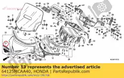 embleem, fr. (honda) van Honda, met onderdeel nummer 64125MCAA40, bestel je hier online: