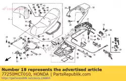 Aqui você pode pedir o ficar comp, assento ca em Honda , com o número da peça 77250MCT010: