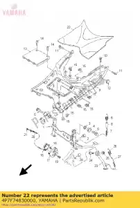 yamaha 4P7F74830000 mat 1 - Bottom side