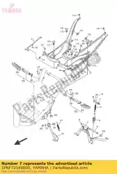 Aquí puede pedir gancho de Yamaha , con el número de pieza 1PNF72540000: