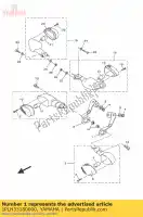 1PLH33180000, Yamaha, resta, lampeggiante 1 yamaha ns 50 2013 2014 2016, Nuovo