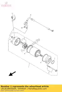 yamaha 1RC818900000 motor assy - Bottom side