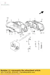 Here you can order the socket, t6. 5 from Suzuki, with part number 3417314F00: