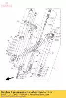 5PA231021000, Yamaha, conjunto horquilla delantera (l.h) yamaha  yz 85 2006 2007 2008 2009 2010 2011 2012 2017 2018, Nuevo