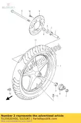 Qui puoi ordinare cuscinetto ux125 / 1 da Suzuki , con numero parte 5125920H00: