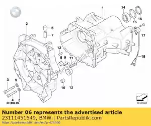 bmw 23111451549 cap - Bottom side