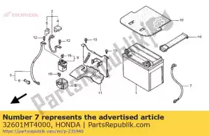 Honda 32601MT4000 cabo, terra da bateria - Lado inferior