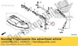 honda 16460MFL003 ensemble injecteur, carburant - La partie au fond