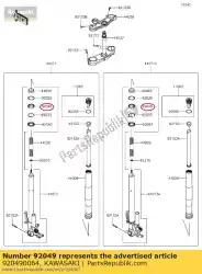 Qui puoi ordinare olio di tenuta vn1600-b2h da Kawasaki , con numero parte 920490064: