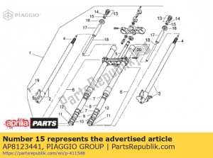 aprilia AP8123441 medio anillo - Lado inferior