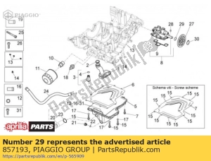 aprilia 857193 podk?adka zabezpieczaj?ca d = 21 - Dół