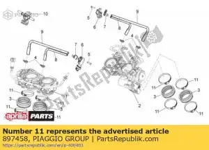 Piaggio Group 897458 1e wieloverbrenging z = 38 - Onderkant