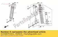 51458HP1003, Honda, guia, primavera honda trx450r sportrax 37kw te30u australia trx450er 450 , Novo