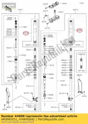 pijpvork buiten kx450eaf van Kawasaki, met onderdeel nummer 440080051, bestel je hier online: