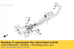 Aquí puede pedir permanecer, válvula de control de inyección de aire de Honda , con el número de pieza 18654MBG000: