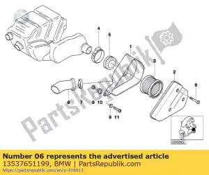 bmw 13537651199 intake snorkel - Bottom side