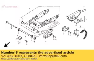 honda 52109GJ1003 arbusto, impulso pivô - Lado inferior