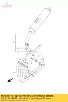 5SL214461000, Yamaha, quedarse, silenciador 2 yamaha yzf r 600 2003 2004 2005, Nuevo