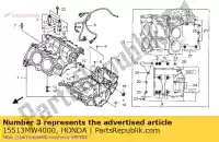 15513MW4000, Honda, collare, getto d'olio, 10x19,3 honda rvf  r rvf750r 750 , Nuovo