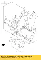 5910038F30999, Suzuki, compasso de calibre, fr suzuki lt a lt f lt z 250 400 500 2002 2003 2004 2005 2006 2007 2008 2009 2010 2011 2012 2014, Novo