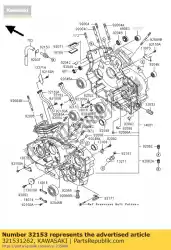 Here you can order the pipe vn1500-l1 from Kawasaki, with part number 321531262: