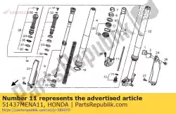 Aquí puede pedir collar, aguja de rebote de Honda , con el número de pieza 51437MENA11: