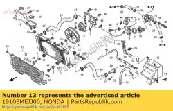Aqui você pode pedir o tubo, tanque de reserva em Honda , com o número da peça 19103MEJJ00: