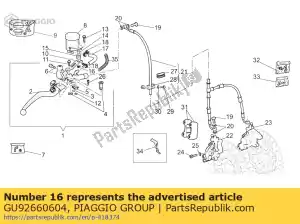 Piaggio Group GU92660604 porca - Lado inferior