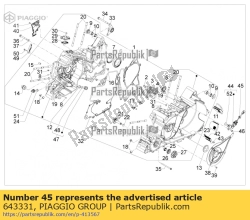 Aprilia 643331, Junta.p., OEM: Aprilia 643331
