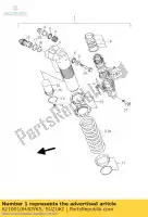 6210010H40YKS, Suzuki, Absorber assy,r suzuki rm z250 250 , New