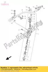 Aquí puede pedir rr. Conjunto de cilindro maestro. De Yamaha , con el número de pieza 17D2583V0000: