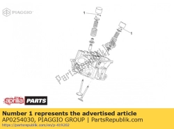 Aprilia AP0254030, Pad 2.325, OEM: Aprilia AP0254030