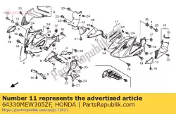 Aqui você pode pedir o set, l mid * nha65p * em Honda , com o número da peça 64330MEW305ZF: