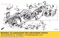 32412HW1670, Honda, coprire un terminale honda  trx 420 500 2010 2011 2012 2013 2017 2018 2019, Nuovo