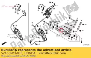 honda 52463MCA000 collar c, cushion arm - Bottom side